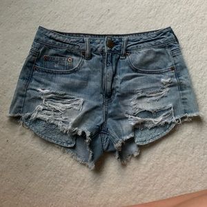 American Eagle Hi-Rise Festival shorts
